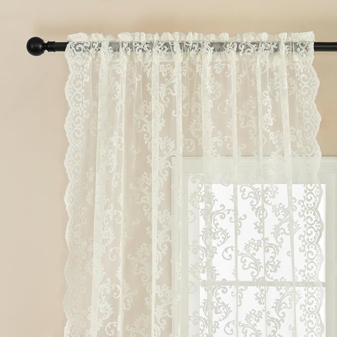 FOLKSIDE Lace Curtains - Image 3