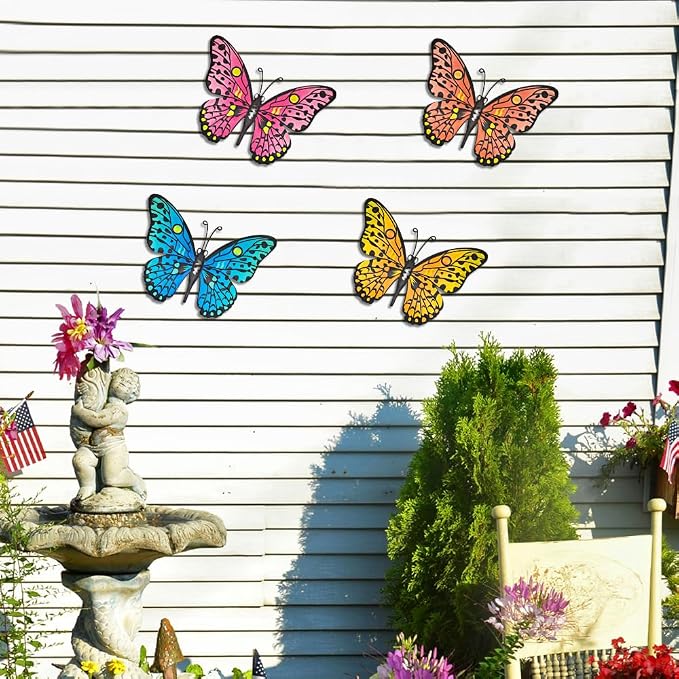 Metal Butterfly Wall Decor - Image 2