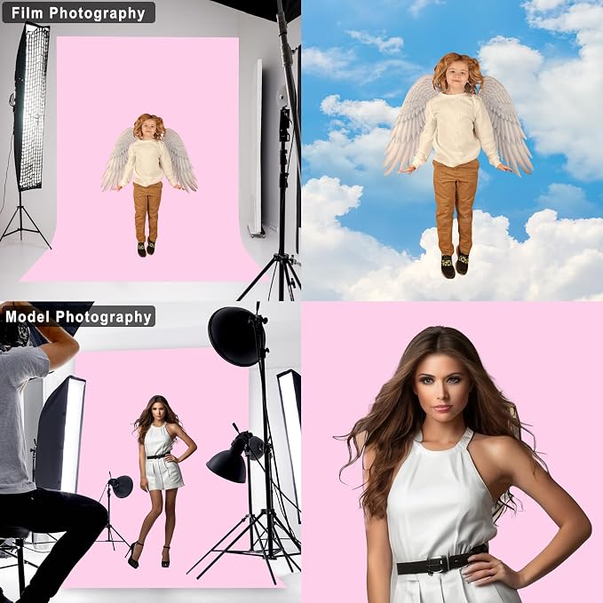 Pink Photography Backdrop for Photoshoot, 5x7 FT | Versatile Studio Photo - Image 3