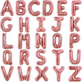 TONIFUL Rose Gold Letter Balloons 2 Set 16 Inch A-Z Custom Alphabet Banner | 52 by TONIFUL