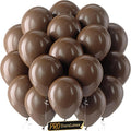 Pro Duralatex Brown Extra-Thick Balloons 120 Pack 10 inch | Dark Premium Boho by Bezente