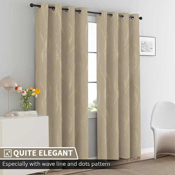 Yakamok Natural Blackout Curtains - Image 2