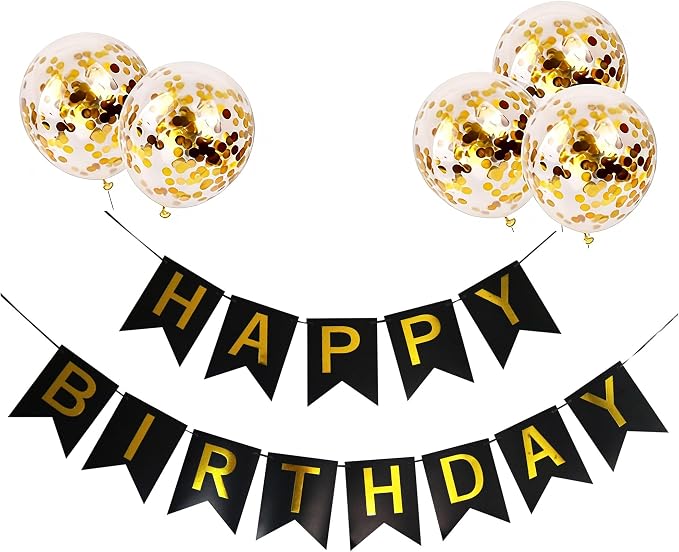 Happy Birthday Banner Sign Bunting Hanging Decorations by Unknown