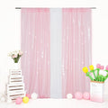 Eternal Beauty Pink 3mm Sequin Backdrop 2x8 Ft 2 Pack Wedding | Dense Sparkle by EternalBeauty