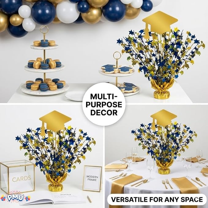 PMU Graduation Centerpieces for Table 2026, Grad Balloon Weight Centerpiece - Image 5