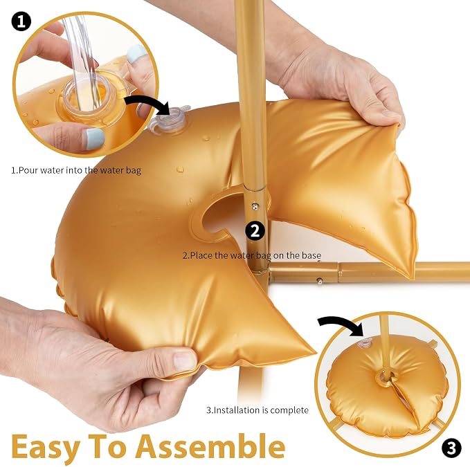 8 Pcs Golden Water Bags for Weight Upgraded Weights for Backdrop Stand | - Image 6
