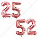 Number 25 Balloons for 25th Birthday Party Decorations, 42 Inch Jumbo Foil by GOER