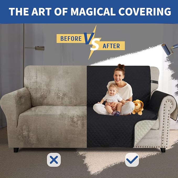 XINEAGE Quilted Chair Sofa Cover Waterproof Chair Covers - Image 7