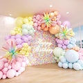 Pastel Balloon Arch Kit, Different Size Balloons Kit by ADOINBY