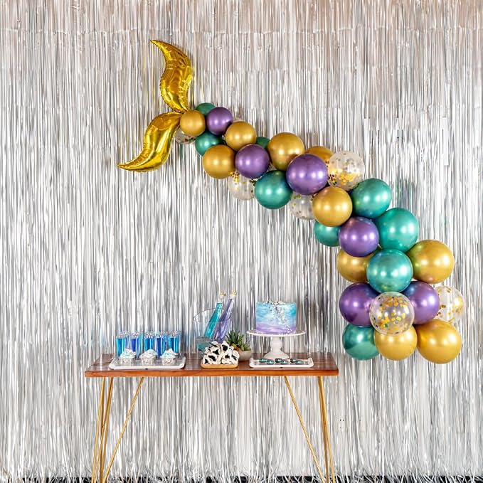 Restaurantware-Balloonify Mermaid Balloon Arch Kit, 1 Party Decoration Kit - Image 3