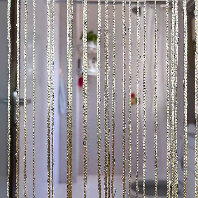 Home Decor Sequin Curtain for Doorway, Door String Curtains, 39x79 inch Hanging - Image 6