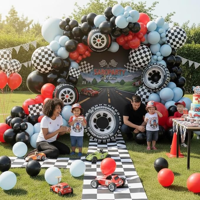Race Car Balloon Arch Kit - Image 4