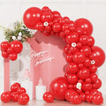 104pcs Red Balloon Garland Arch Kit Different Sizes 18/12/10/5 Inch | Red Latex by OWPFJG