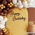 TONIFUL Happy Birthday Sign for Backdrop by TONIFUL