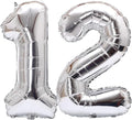 Number 12 Balloon Foil Mylar Balloons by YPSelected