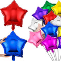 Raiten 100 Pcs 18 Inch Star Foil Balloons Large Helium Balloons Star Shaped by Raiten