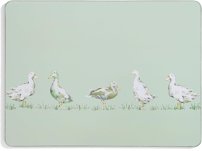 Laura Ashley Cork Placemats, 16 x 12-inch, Mallard | Ideal - Image 5