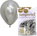 Sempertex Reflex Silver Balloons, 5 Inch, Graduation, Baby Shower, Anniversary by Sempertex