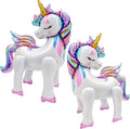 Self-Standing Unicorn Balloons for Girls Birthday Decorations Rainbow Unicorn by CONGRADS
