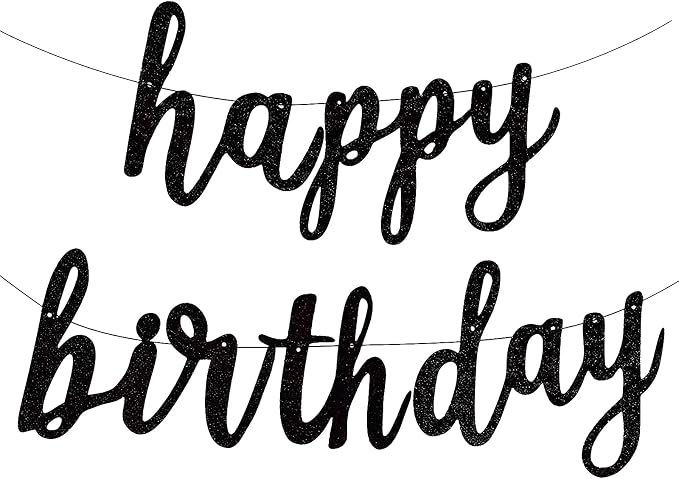 Happy Birthday Banner for Birthday Party Decorations by MEETINGU