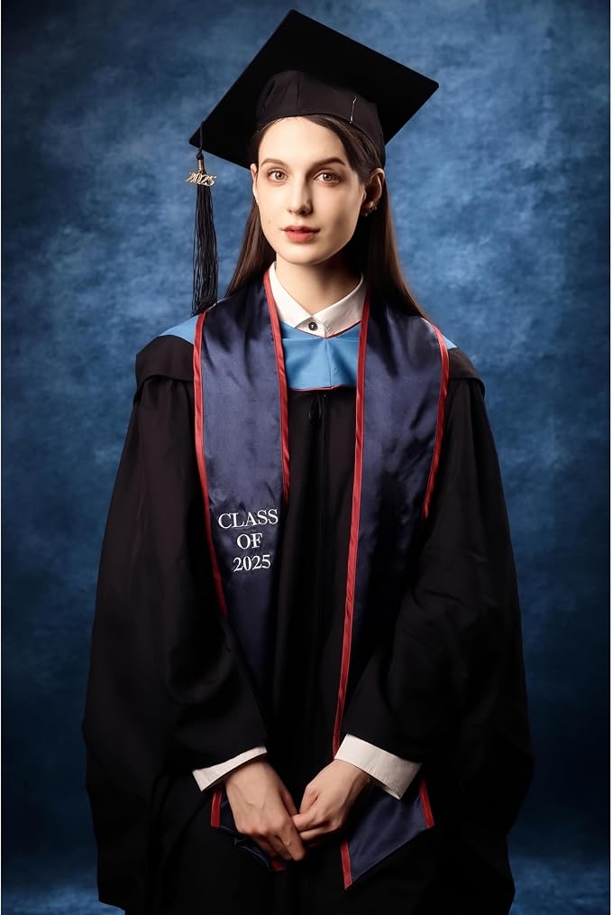 UrcTepics 8×12ft Dark Blue Abstract Fabric Backdrop. School Headshot, Senior - Image 3