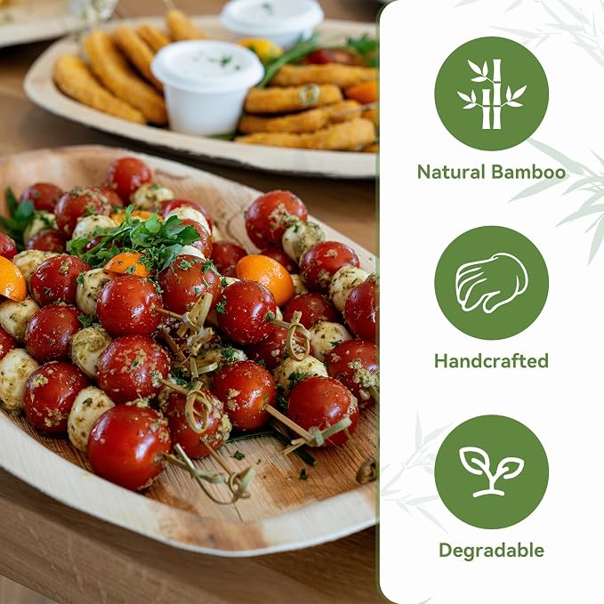 100PCS Cocktail Picks Bamboo Skewers - Image 4