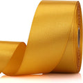 1-1/2 Inch 30 Yards Gold Solid Satin Ribbon by Unknown