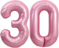 TONIFUL 40 Inch Pink Number 30 Balloon Large Foil 30th Birthday Decorations | by TONIFUL