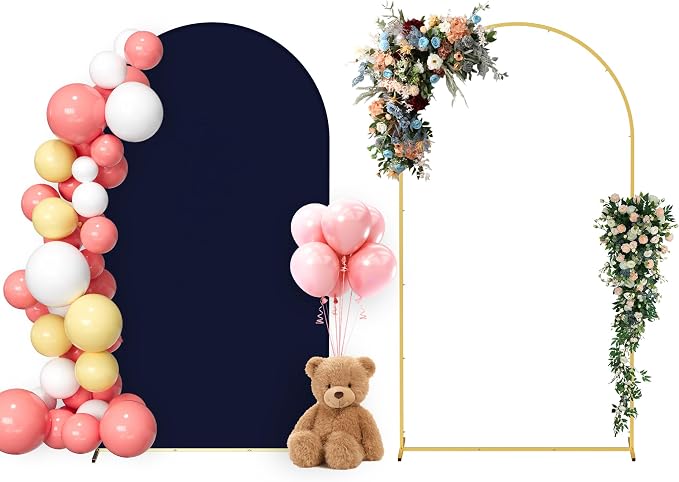 Neatsure Arch Backdrop Stand and Cover Set, 7.2FT Metal Photo Balloon Arch by Neatsure