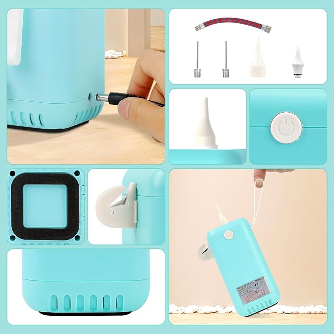 Balloon Pump Electric Air Pump for Long Balloon, 260/160 Balloon Inflator Pump - Image 4
