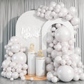 96Pcs 5/10/12/18 Inch Pearl White Latex Balloon Garland Arch Kit | Pearlescent by OWPFJG