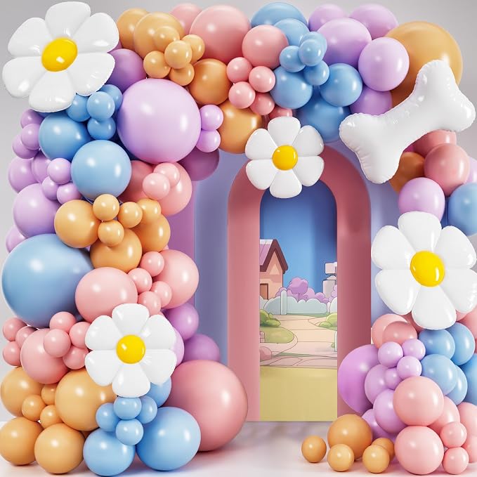 ALL-IN-1 Blue Balloon Arch Kit by SherylDecor
