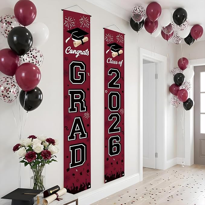 Graduation Decorations 2026 Porch Banner, Congrats Grad Class of 2026 Banner - Image 8