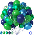 Blue and Green Balloons for Graduation Baby Shower Birthday Decorations | 60Pcs by JOYFLOAT