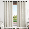 Deconovo Blackout Curtains, Light Beige Thermal Grommet Drapes, Privacy Window by Unknown