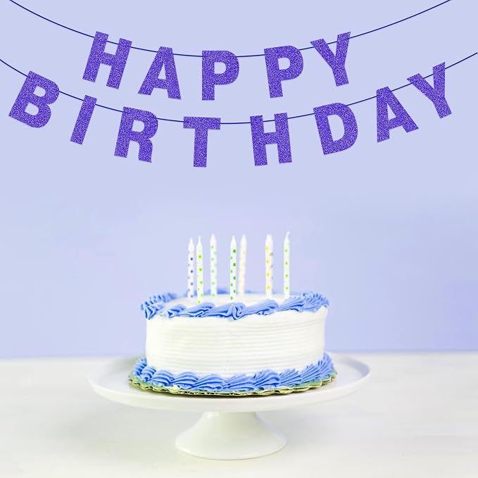 131 PCS Custom Banner 5" DIY Party Letter Banners Personalized Decor | Blue - Image 7