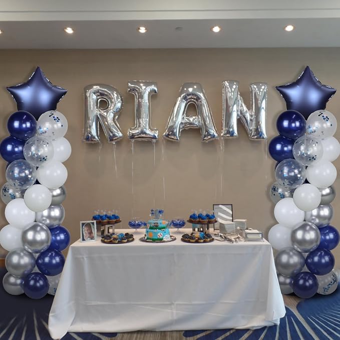2 Set Balloon Column Kit With Balloons, Reusable Metal Telescopic Balloon Tower - Image 5