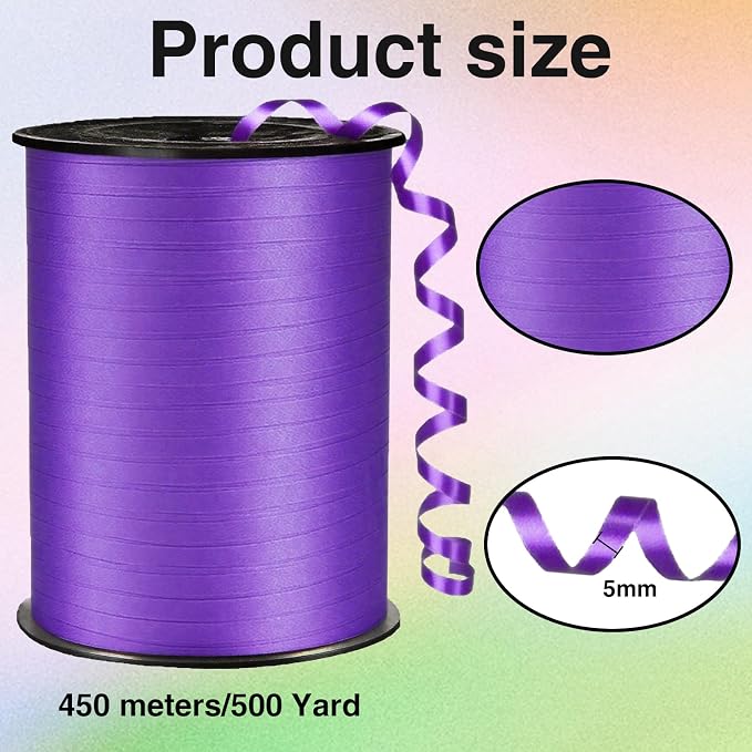 Crimped Curling Ribbon，500 Yard，1/5" - Image 2