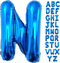 Lovoir 40 Inch Large Blue Letter N Balloons Big Size Jumbo Mylar Foil Helium by Lovoir