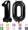 10 Balloon Numbers 40Inch for 10th Year Old Birthday Decorations, Inflation by Mluchee