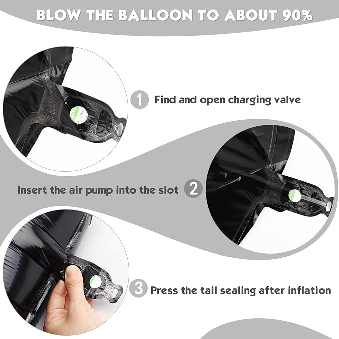 40 Inch Black Number 8 Balloon Birthday Party Decorations - Image 6