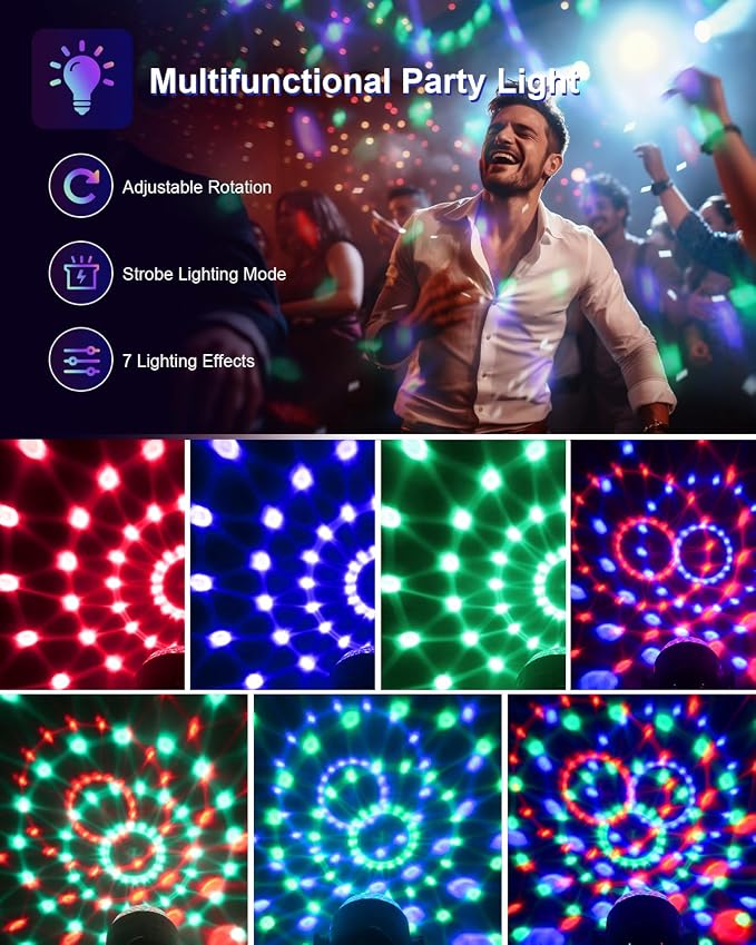 Sound Activated Party Lights - Image 6