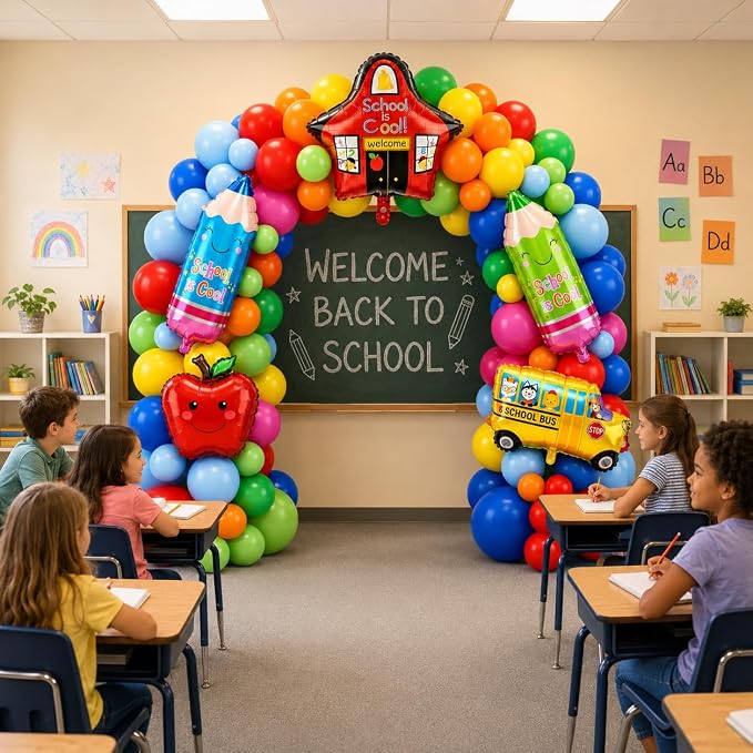Back to School Balloon Arch Kit, 133 Balloons - Image 5