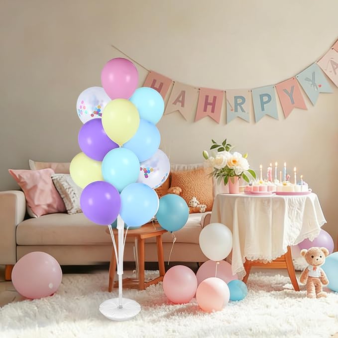 Aneco 4 Set Pastel Balloon Stand Kit - Image 2