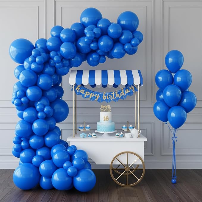 Patimate Royal Blue Latex Party Balloons 100 Pack 12 Inch Party Decorations | - Image 3