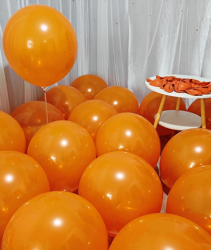 90 Pack Orange Balloons 18 inch Orange Latex Party big Balloon Bulk - Image 5