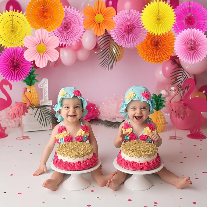 zilue Paper Fans Party Decorations Paper Flowers Decorations - Image 6