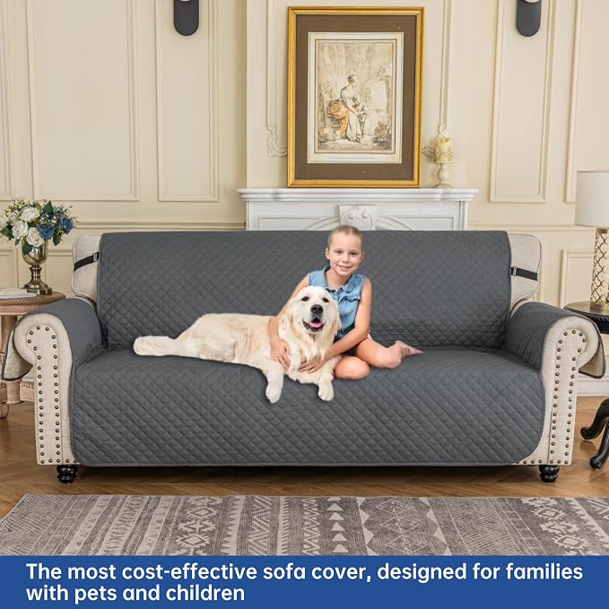 XINEAGE Quilted Sofa Cover Waterproof Couch Covers - Image 2
