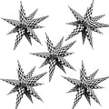 ZAKVOOR 60 Pcs Star Balloons 12 Spike Foil Party Decoration Balloons by ZAKVOOR