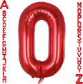 AULE 40 Inch Red O Balloon Letter Foil A-Z Birthday Big Alphabet | Birthday by AULE